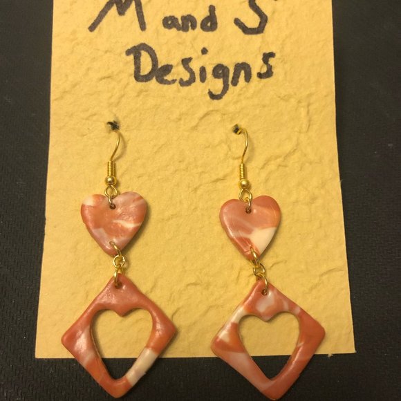 Polymer clay earrings - Picture 1 of 2